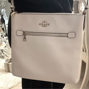 COACH off white cross body bag